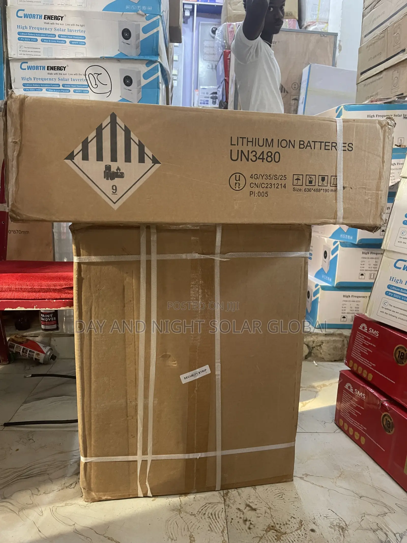 2.5kwh (100Ahs) 24v Itel Ion Lithium Battery