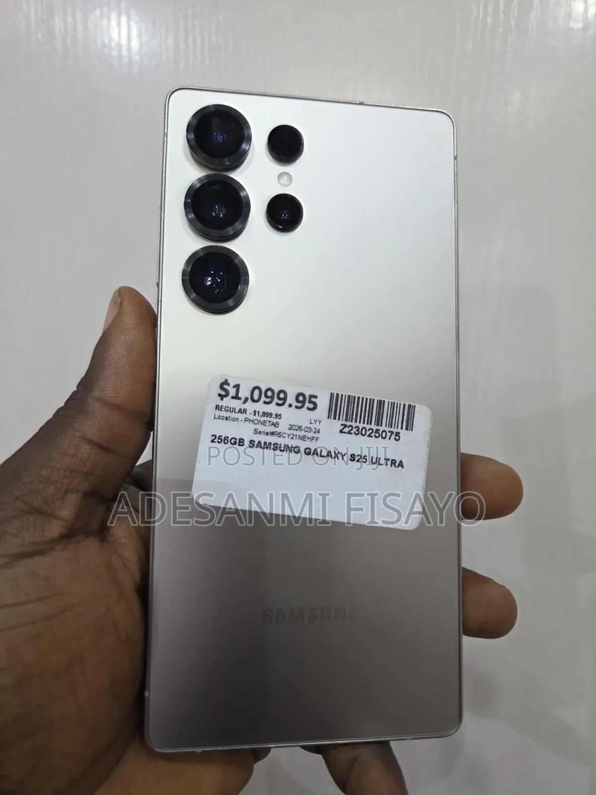 Samsung Galaxy S25 Ultra 256 GB Gold