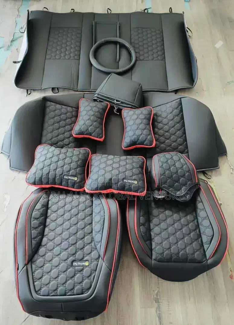 9D Universal Smiles Leather Seat Cover