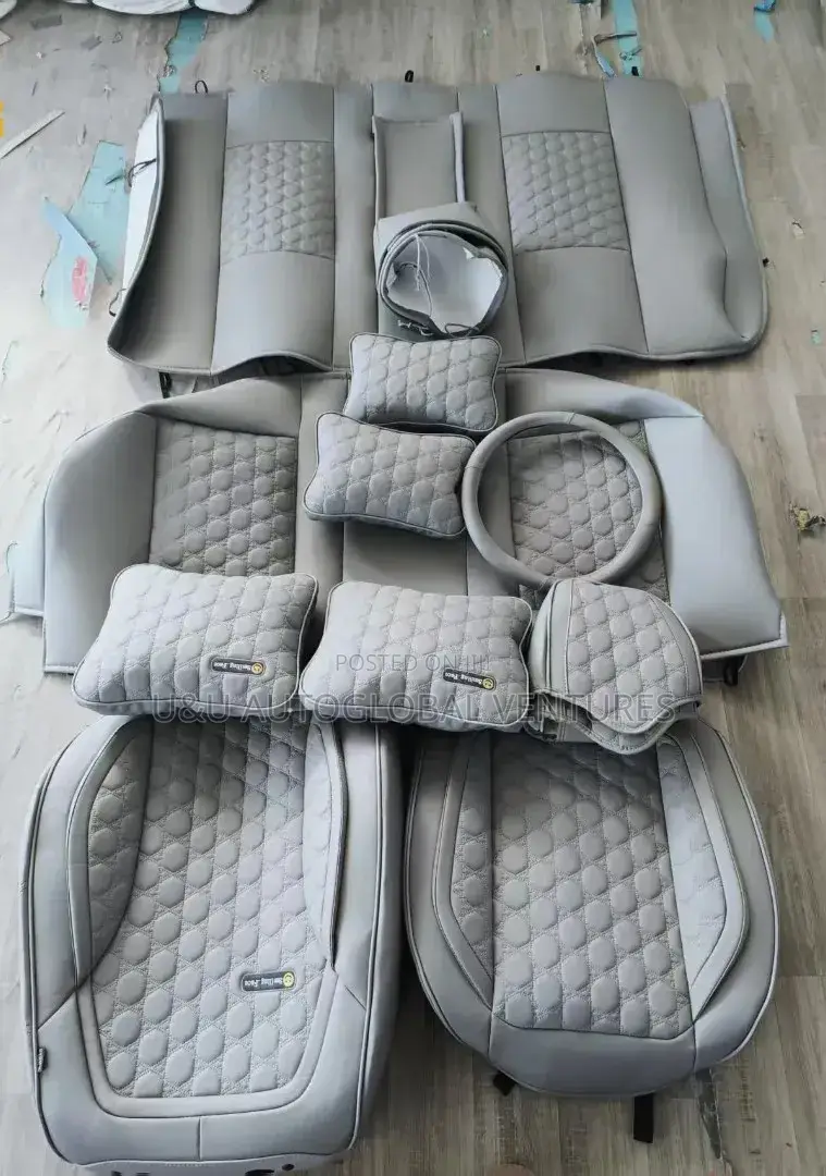 9D Universal Smiles Leather Seat Cover