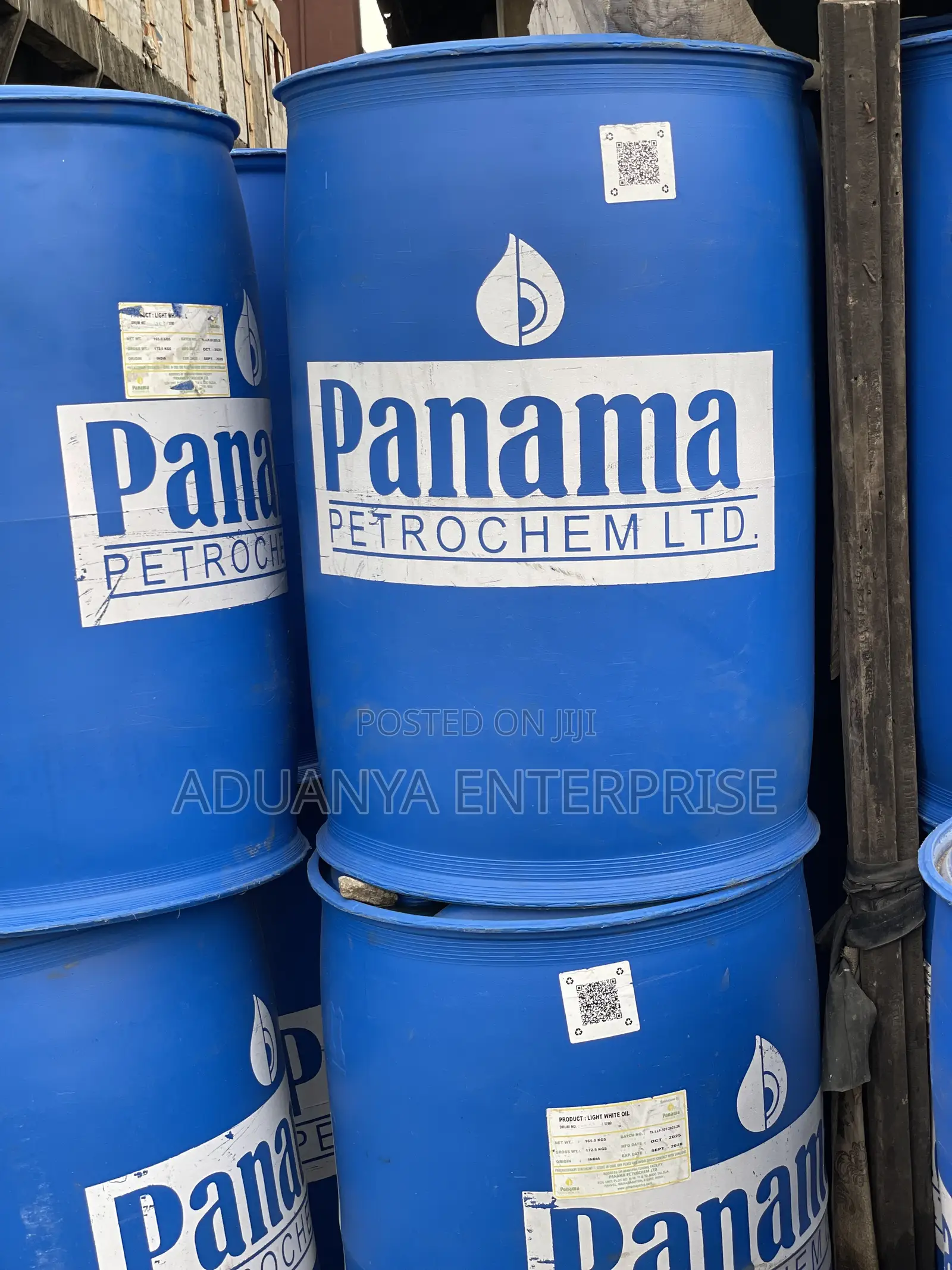 Panama Petrochem Paraffin Oil (Light White Oil) 220L Drum