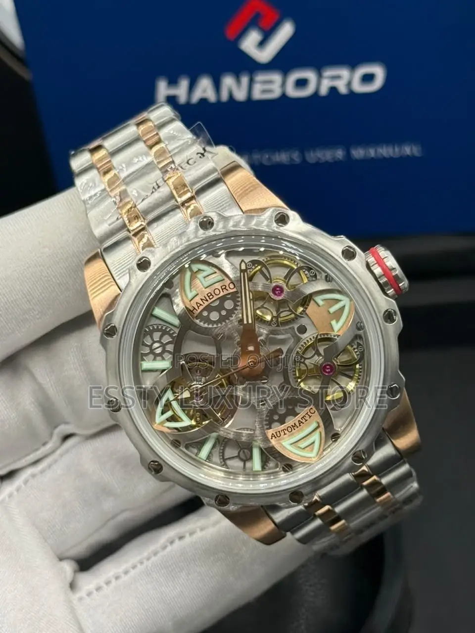 High Quality Hanboro Automatic Chain Wristwatch