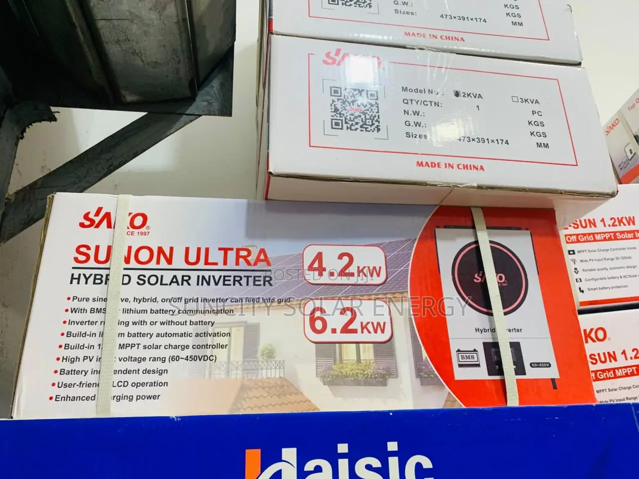 SAKO HYBRID INVERTERs 6.2kva/48v High Voltage Systems