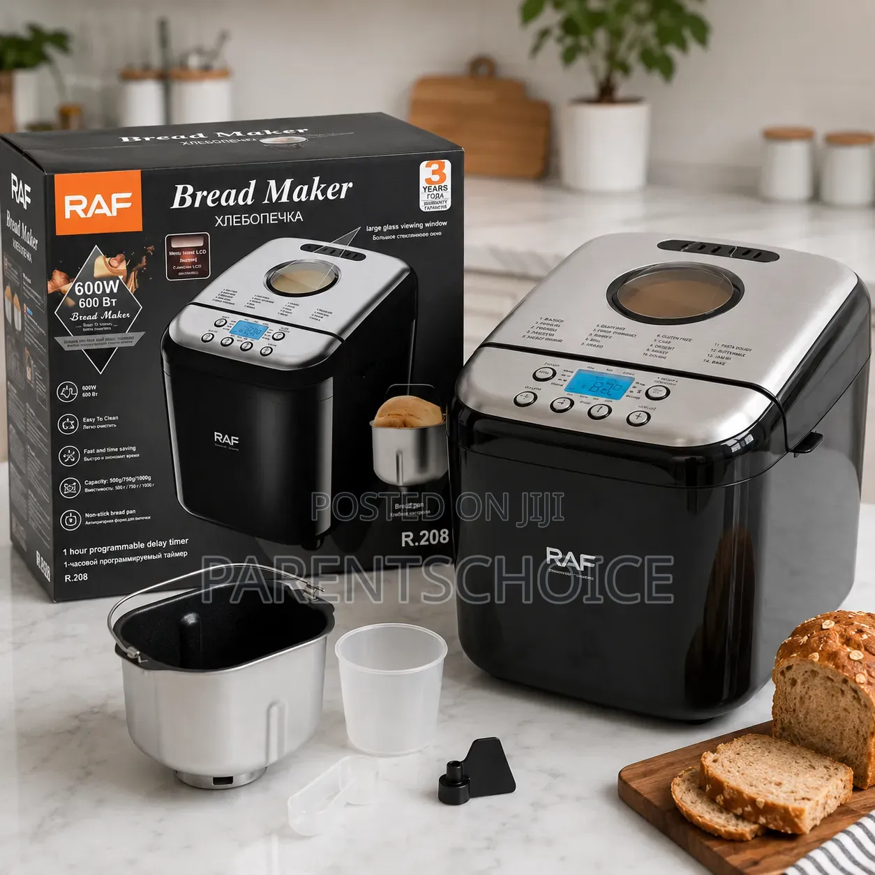 RAF Automatic Bread Maker – 600W