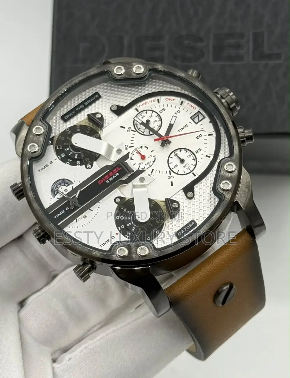 High Quality Luxury Diesel Leather Watch