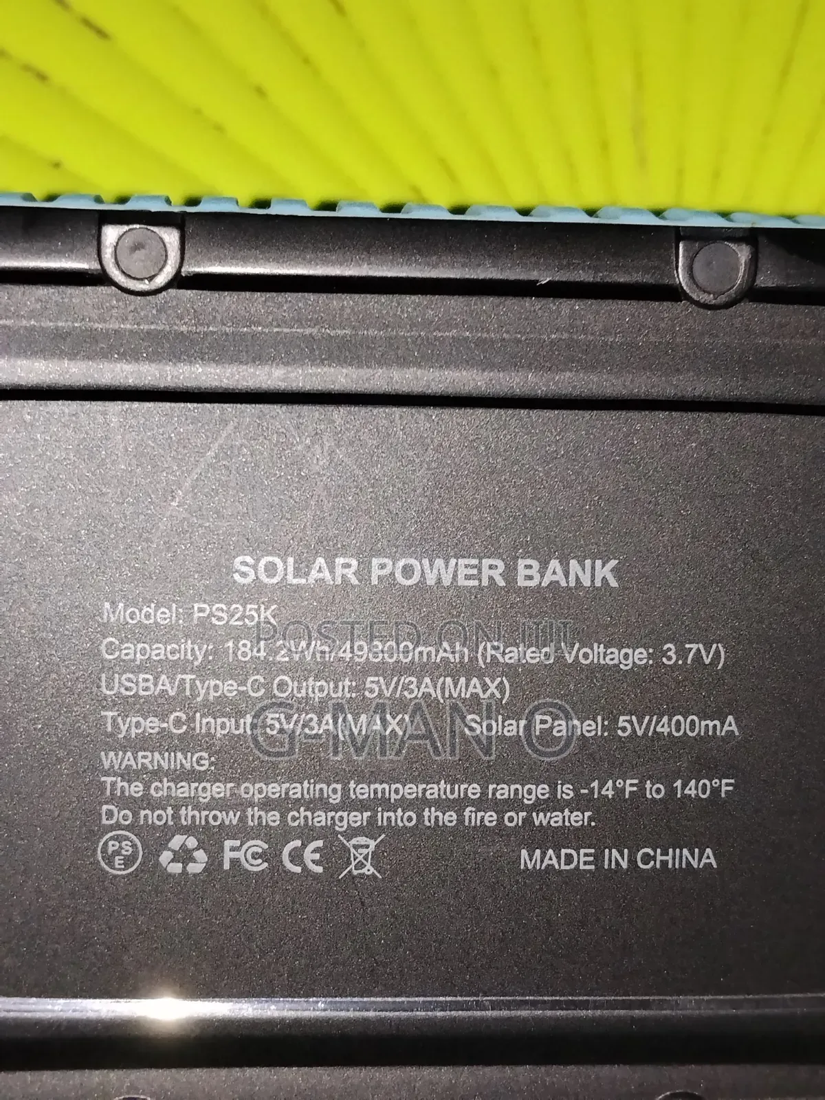 Solar Power Bank