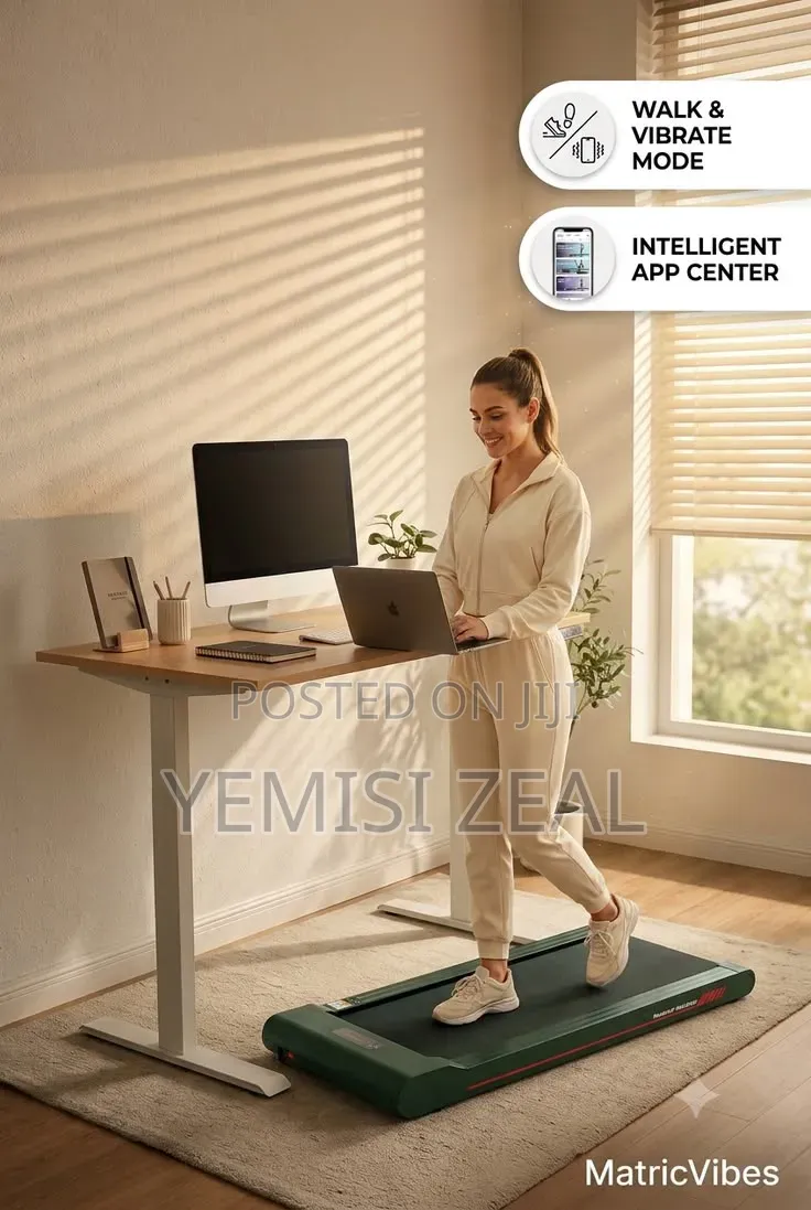 2hp Platform Walkpad Treadmill With 120KG User Weight