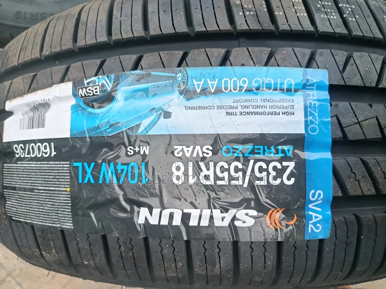 235/55/18 Tyre for Lexus, Sienna, RAV4