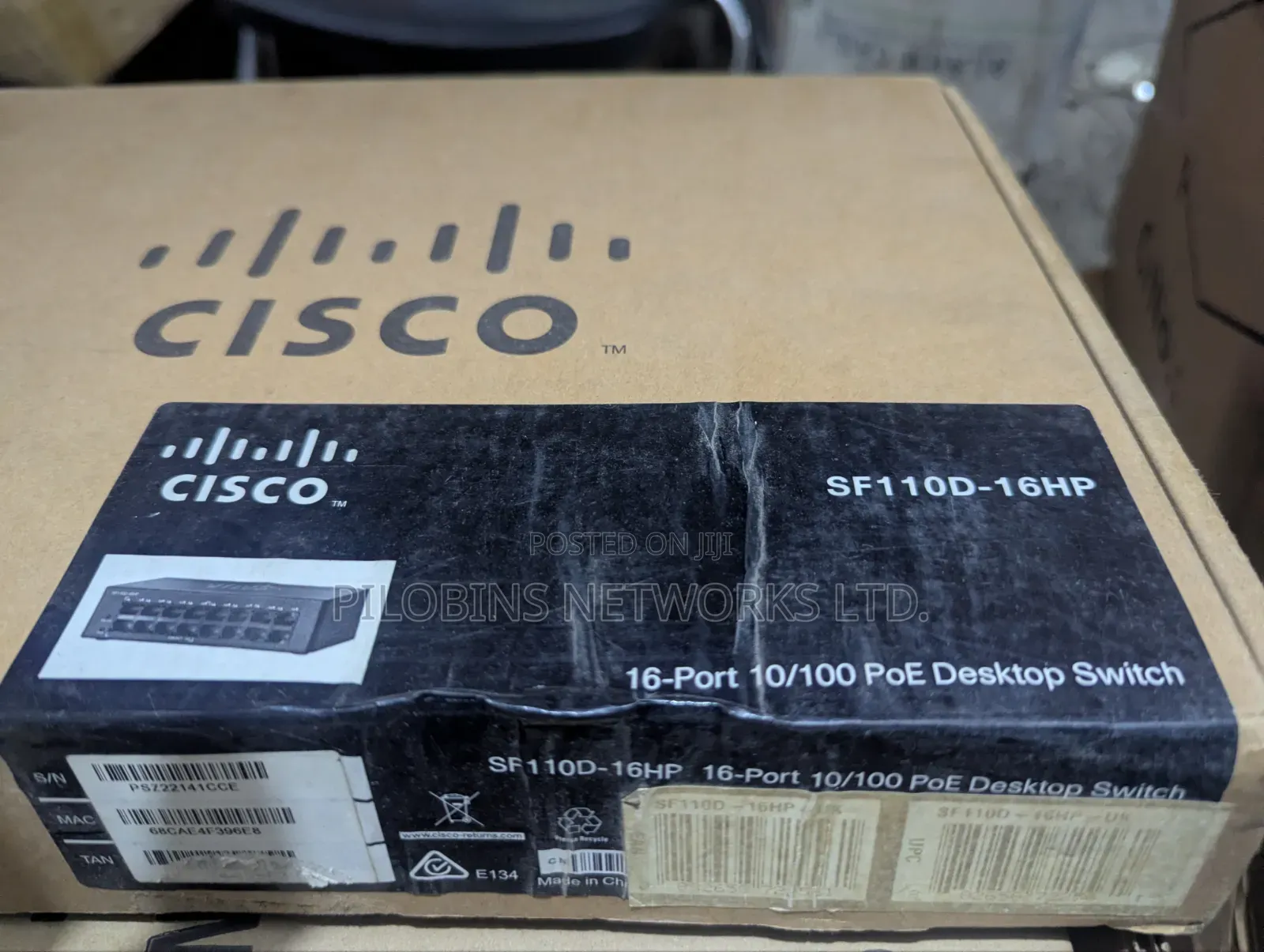 Cisco 16ports 10/100 PoE Switch