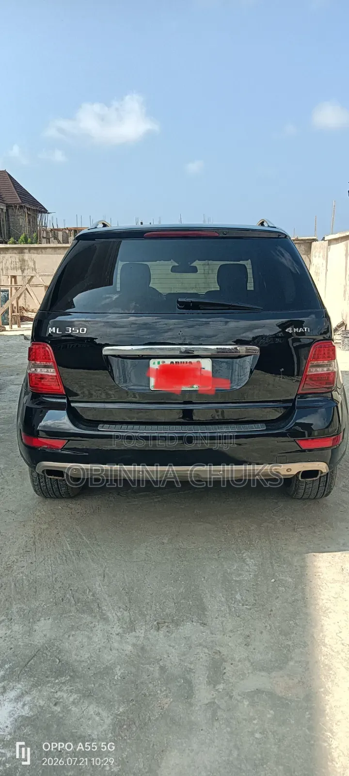 Mercedes-Benz M Class 2010 Black