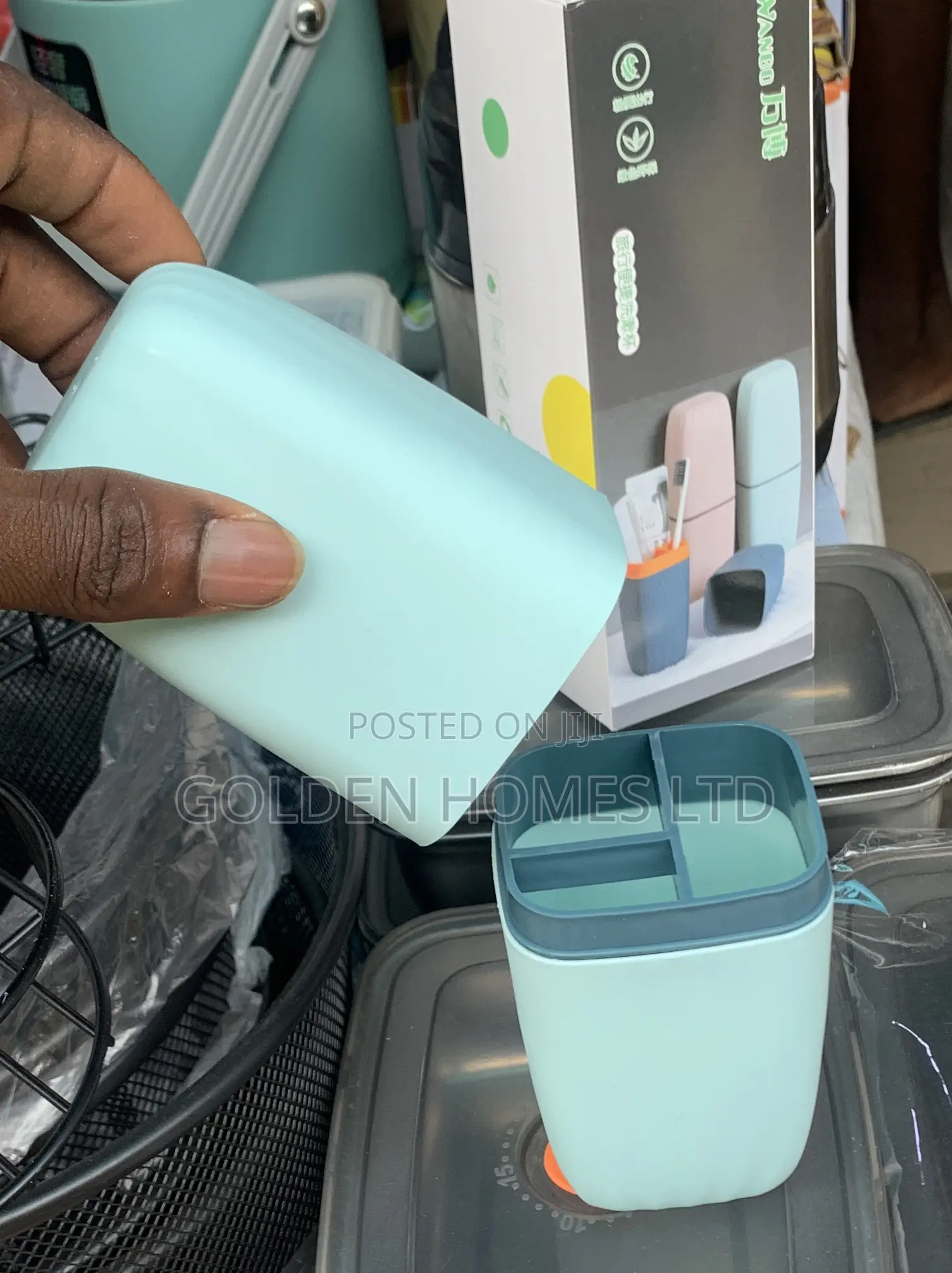 Wambo Toothbrush and Toothpaste Holder