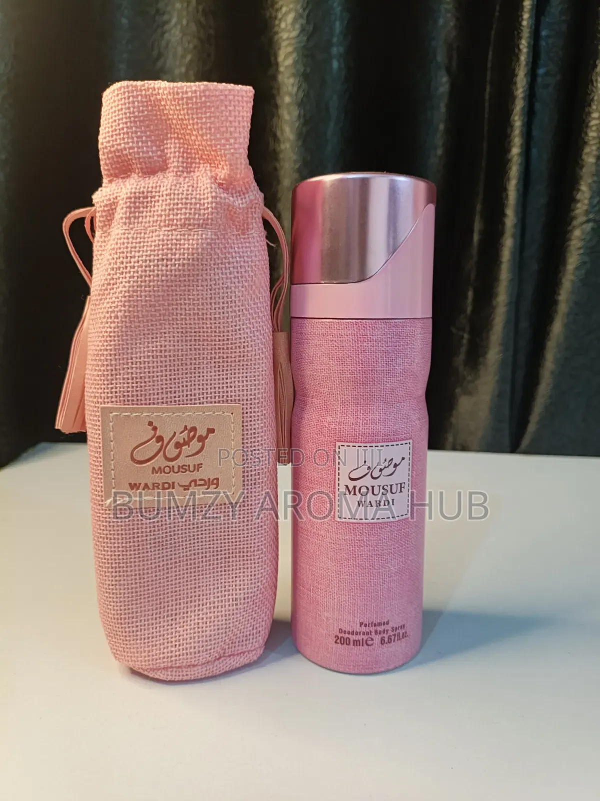 Mosouf Wardi Perfume 100ml + Mosouf Wardi Body Spray Combo