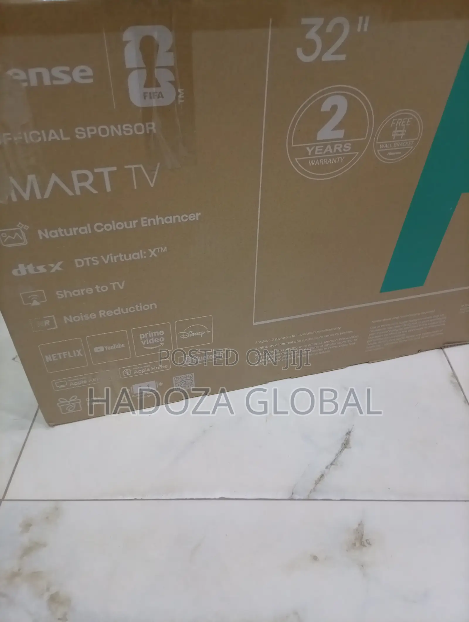 Hisense 32 Inch HD Ready Smart Television With VIDAA Operating System