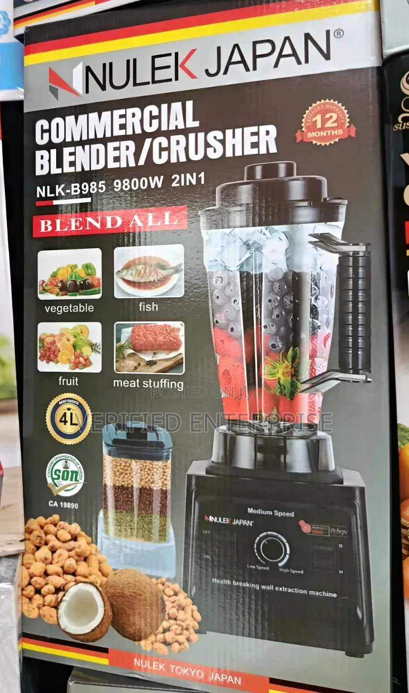 Nulek Japan Blender - 4L, 9800w
