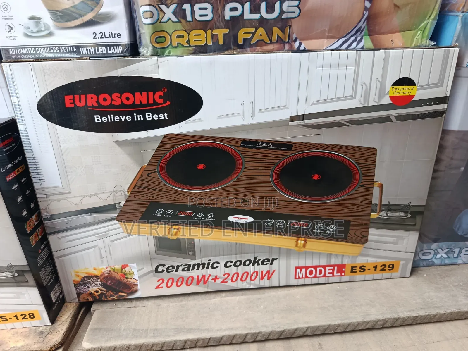 Eurosonic Infrared Cooker - 2 Burner