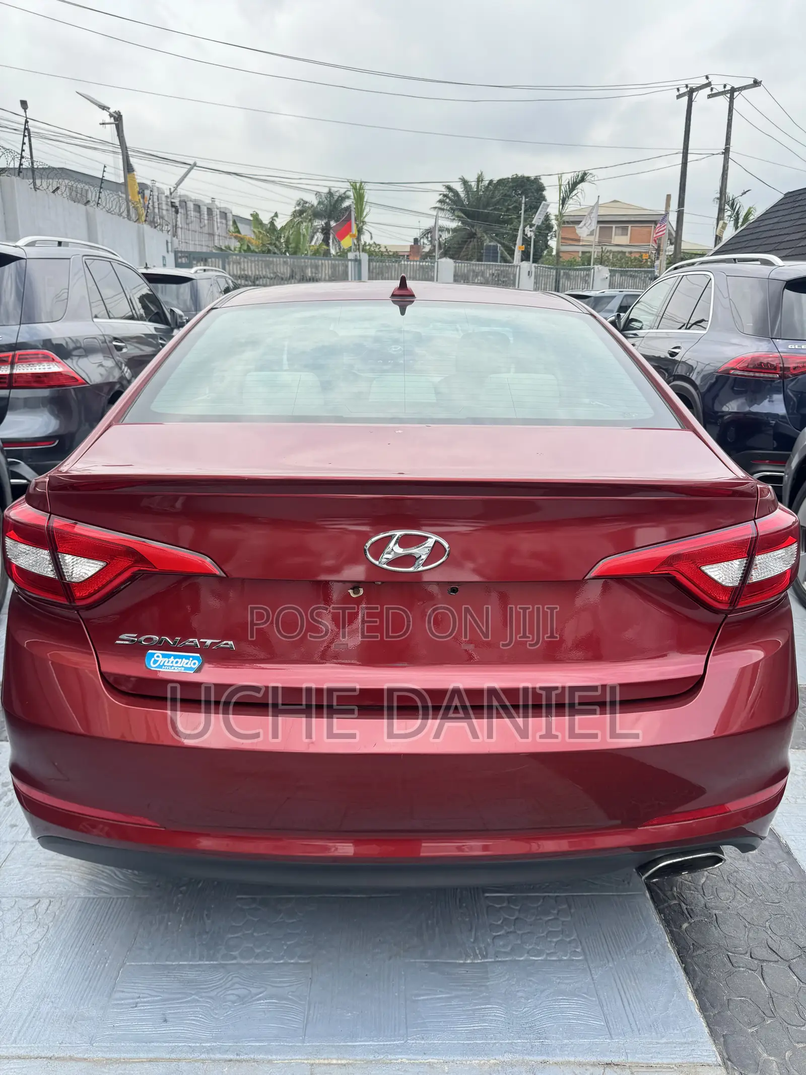 Hyundai Sonata 2015 Red