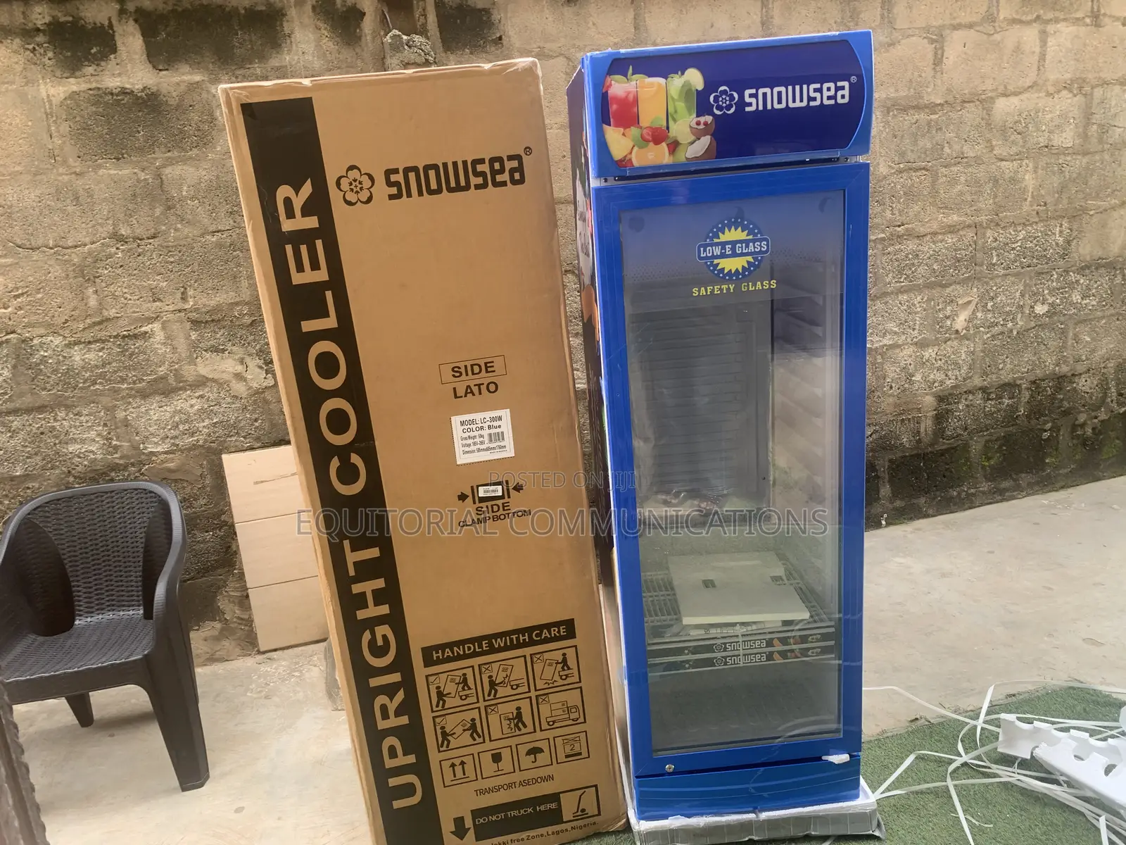 SNOWSEA LC-300W Upright Display Fridge for Commercial Refrigeration