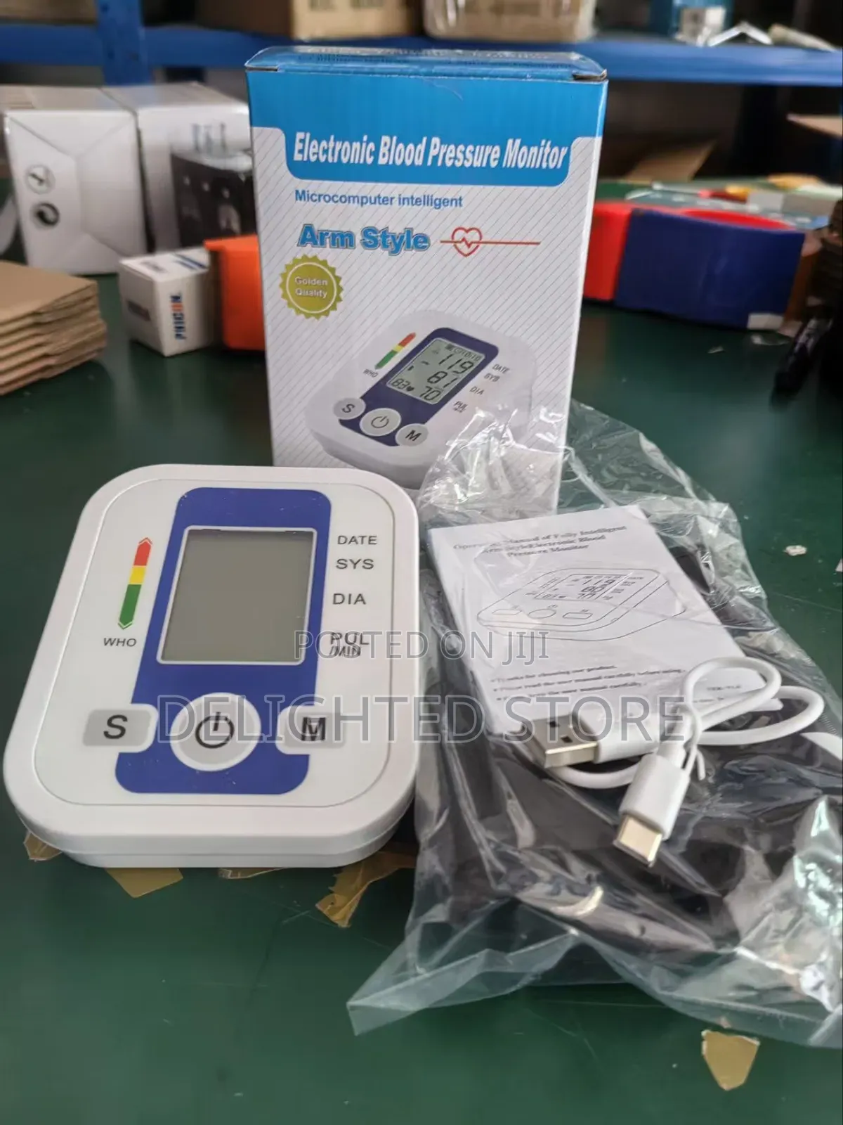 Blood Pressure Monitor Machine With Voice