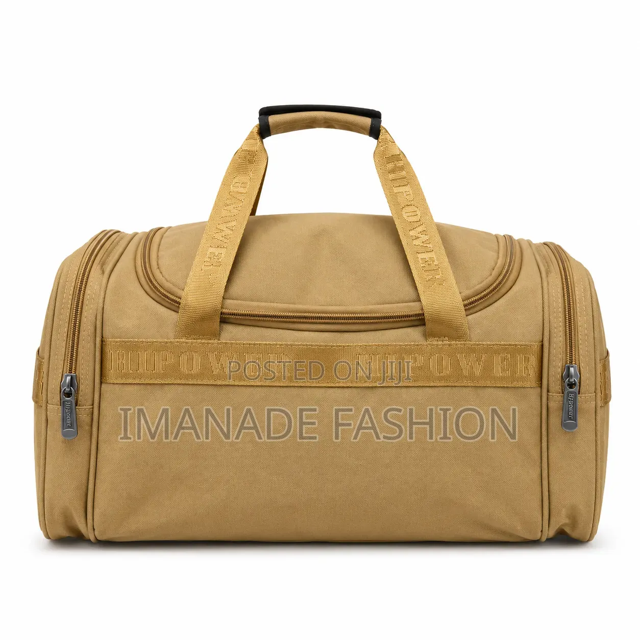 HPpower Premium Travel Duffel Bag – Khaki