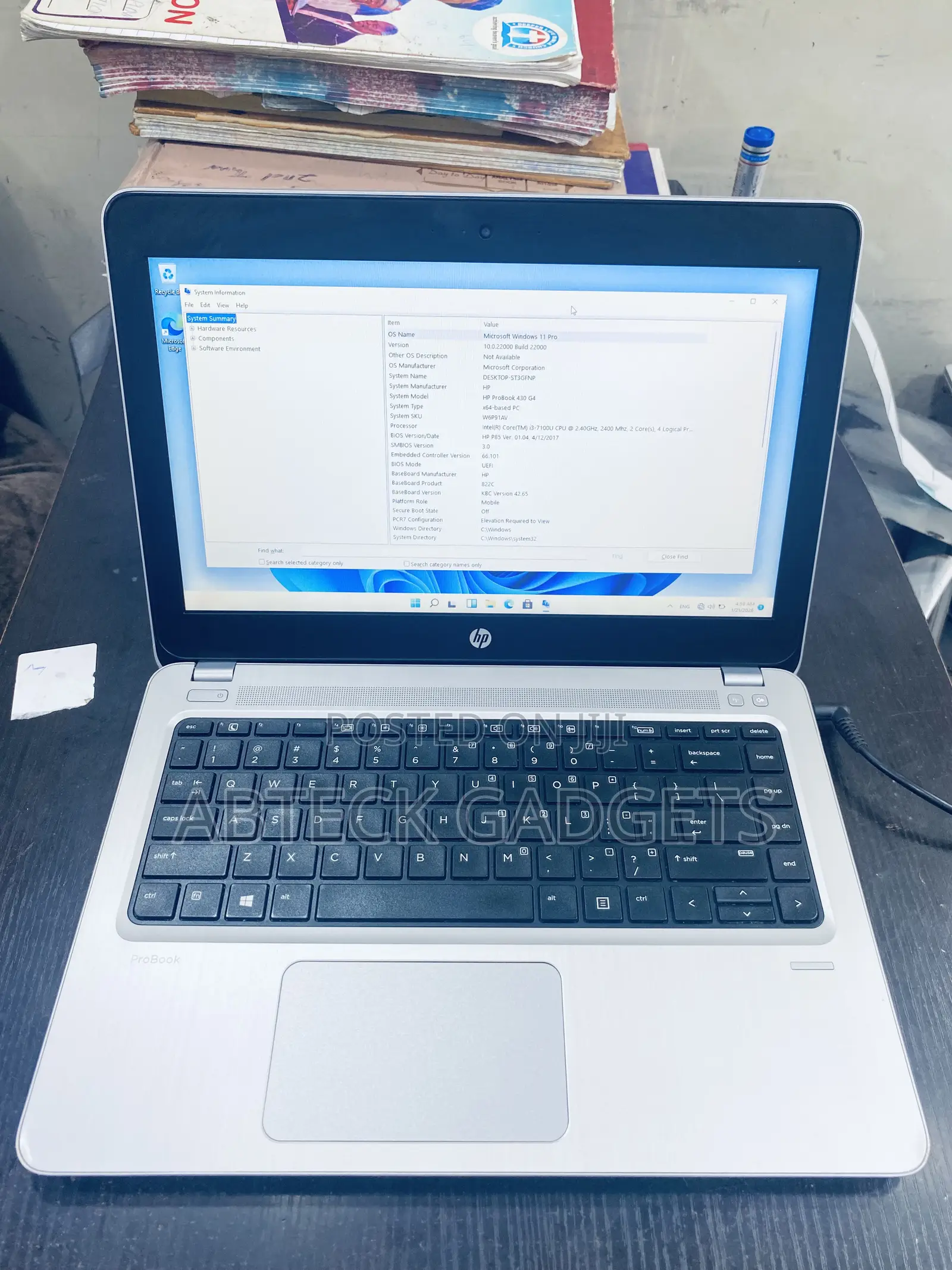 Laptop HP ProBook 430 G4 8GB Intel Core i3 SSD 128GB