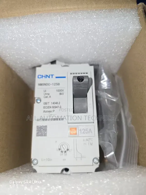 Chint DC McCb | Nm8ndc-125b TM 125A 2p | Circuit Breaker