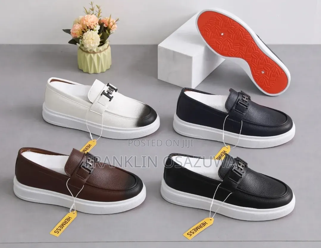 Men's Premium Slip-on Loafers – Casual Office Leather Shoes