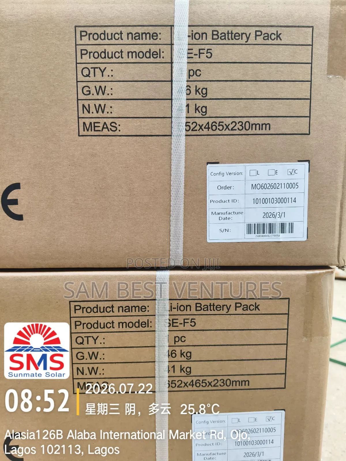 5kwh 48v Deye Lithium Batteries