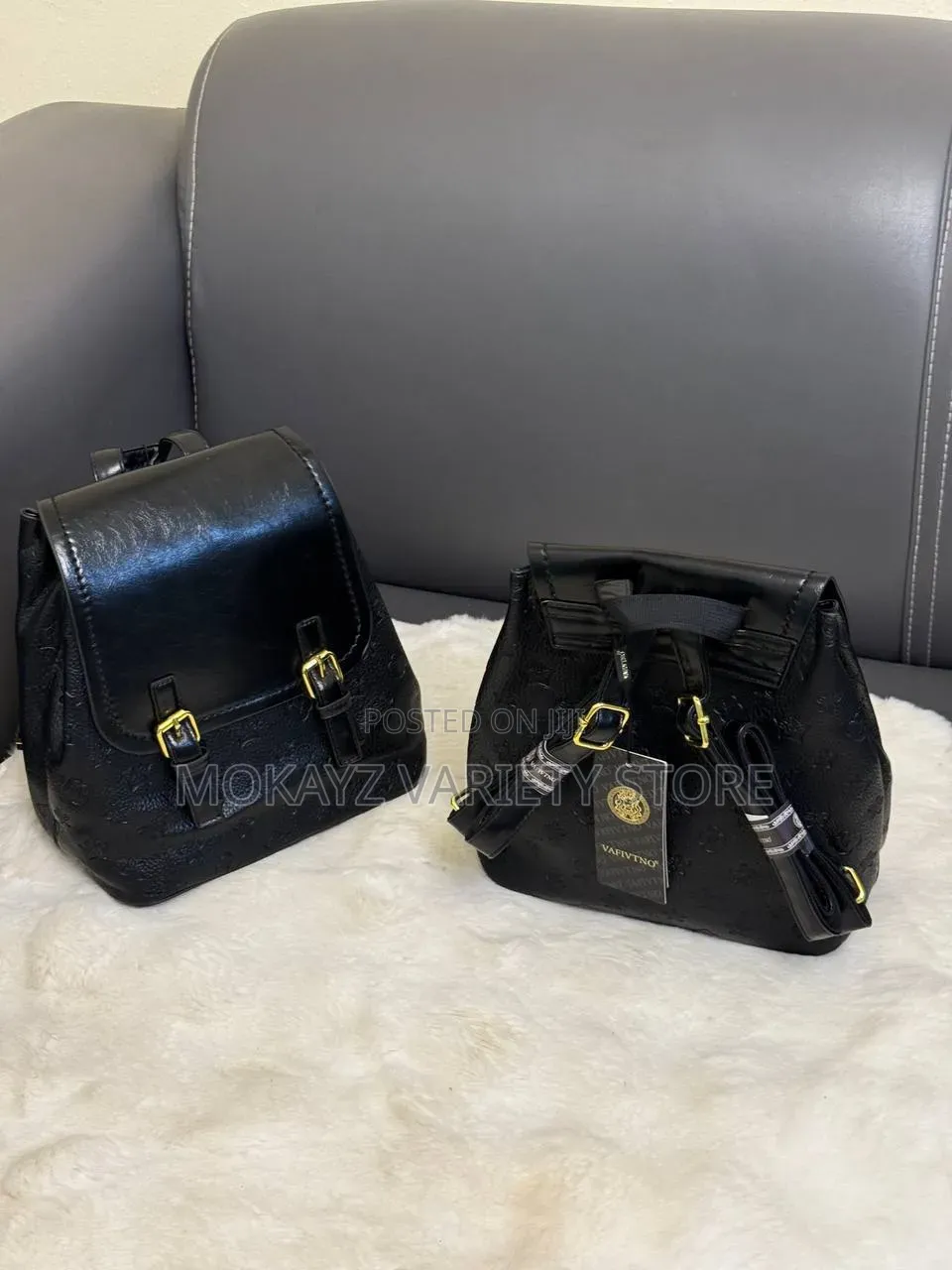 Pure Leather Unisex Fancy Backpack Bag