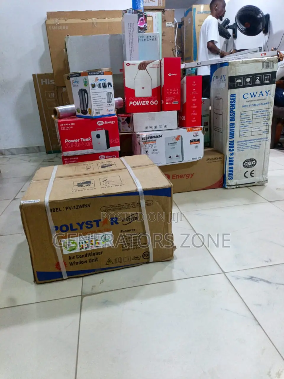 Polystar 1.5HP Window AC Built for Nigerian Weather