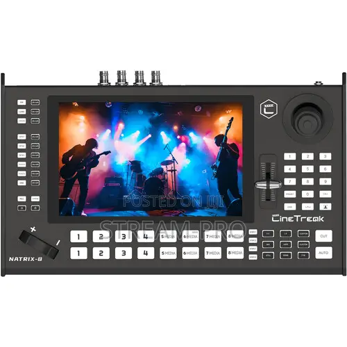 CineTreak Natrix 8-Channel ISO Recording Live Streaming Video Mixer