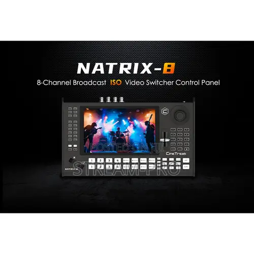 CineTreak Natrix 8-Channel ISO Recording Live Streaming Video Mixer