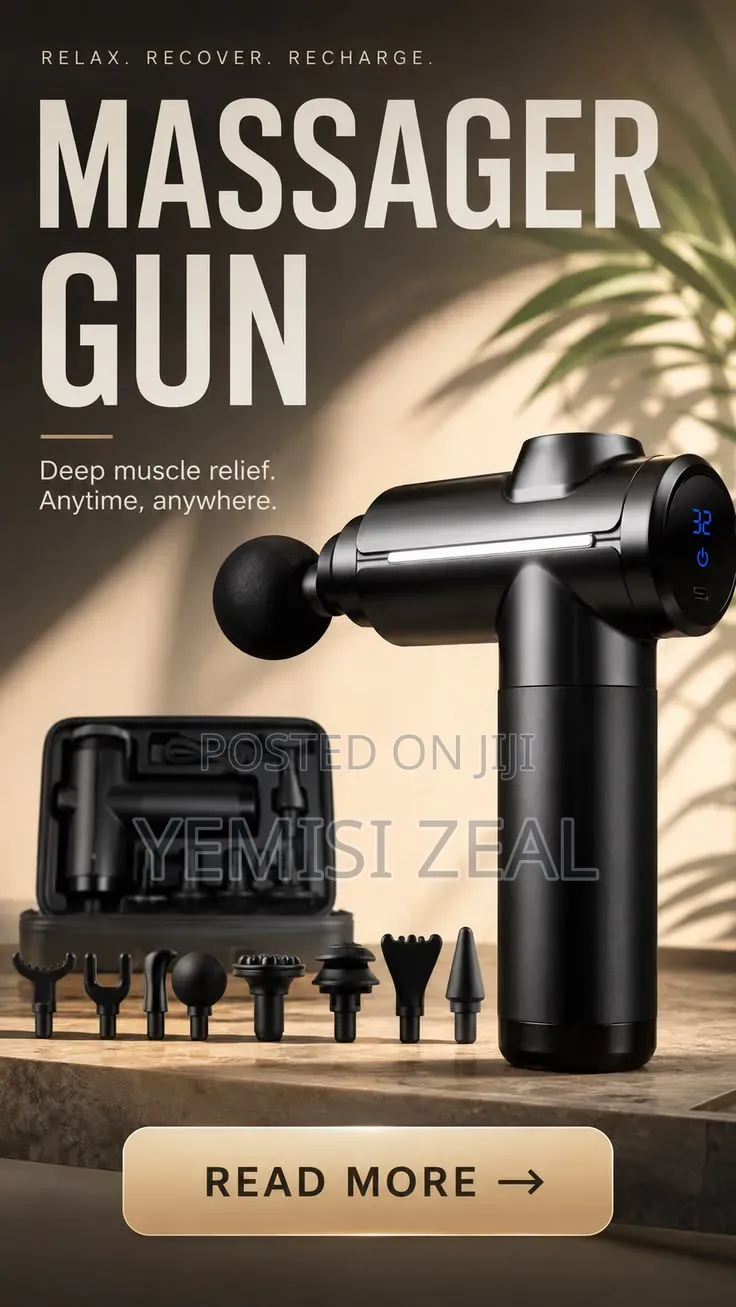 8 Head Muscle Massager Gun