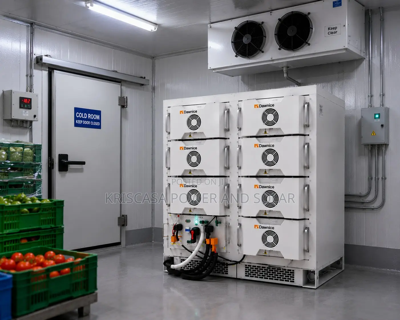 112kWh LiFePO4 Indoor ESS Battery for Factories, Hotels Hospitals
