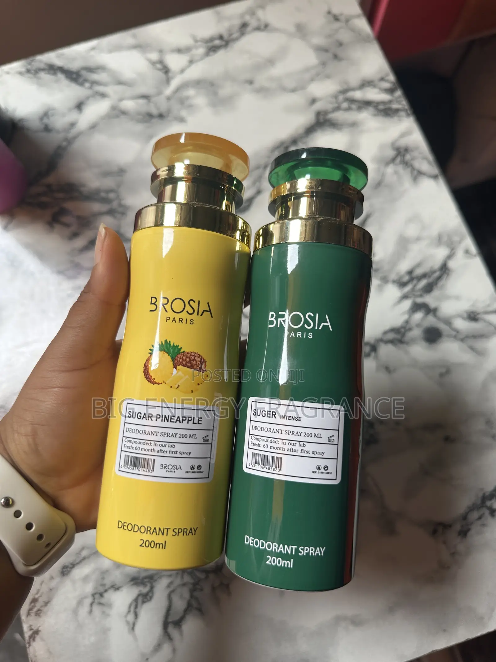 Brosia Paris Deodorant Spray 200ml – Sugar Pineapple Sugar