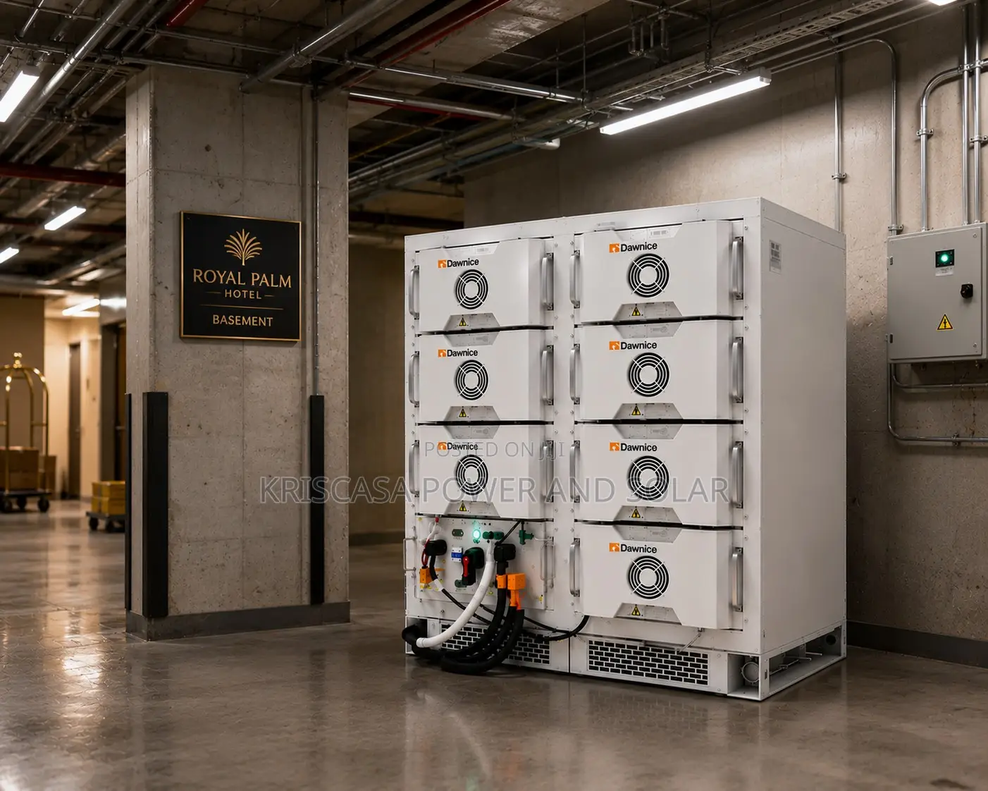 112kWh Commercial Solar Battery Storage System | Dawnice ESS