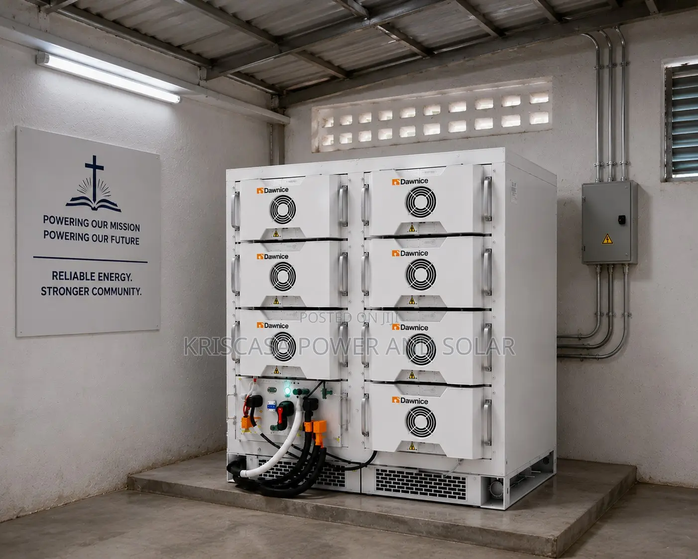 112kWh Commercial Solar Battery Storage System | Dawnice ESS