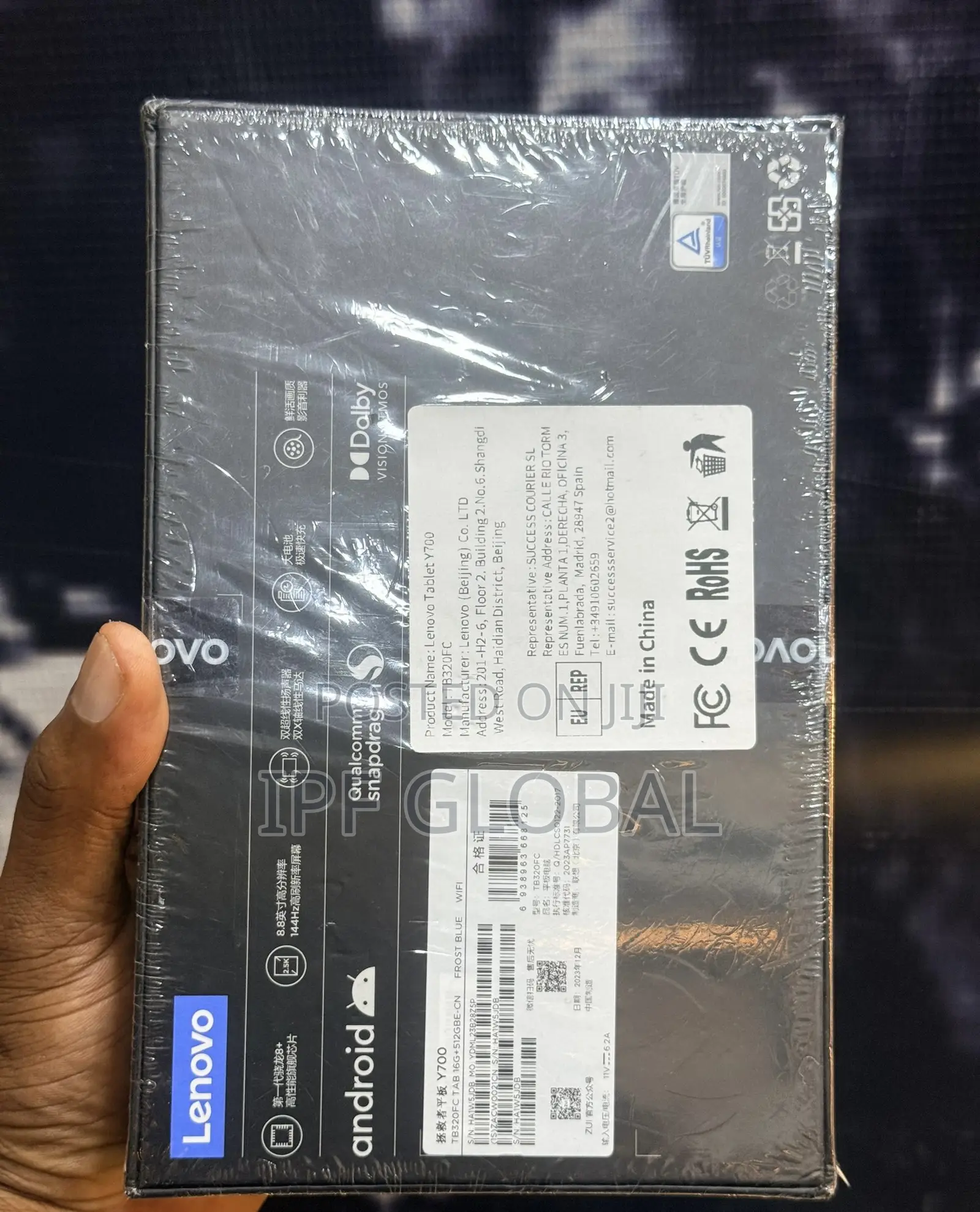 New Lenovo Legion Y700 (2023) 512 GB Black