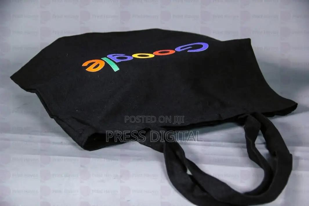 Branded Solid Design Tote Bag