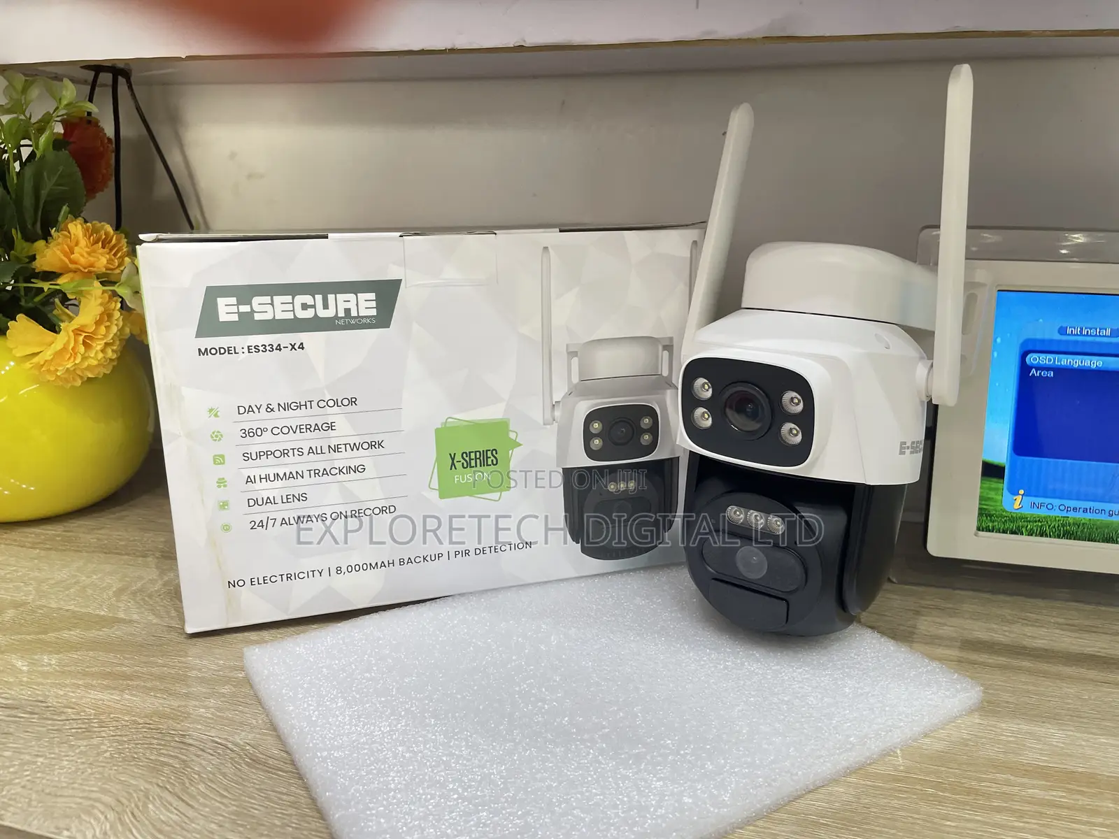 Solar Camera 4g Dual Lens Aov 1yr Warranty)