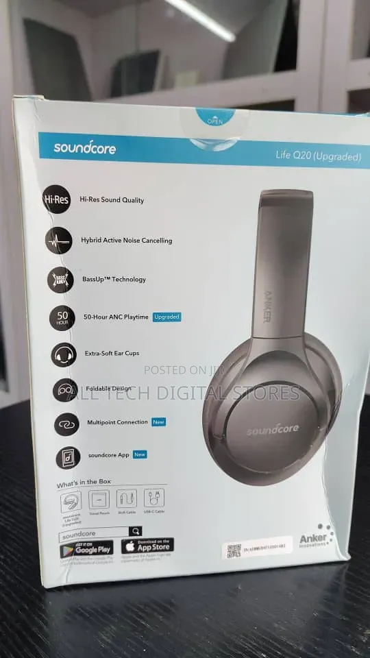 Soundcore Life Q20 (Upgraded) Headphones