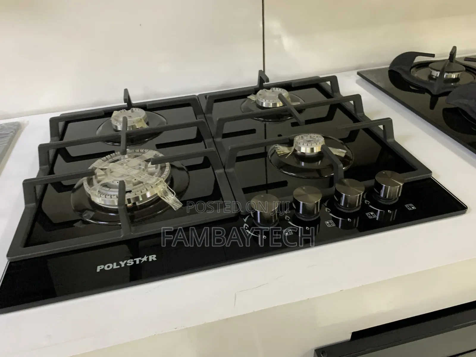 Stylish Polystar 4 Burner Gas Cooker