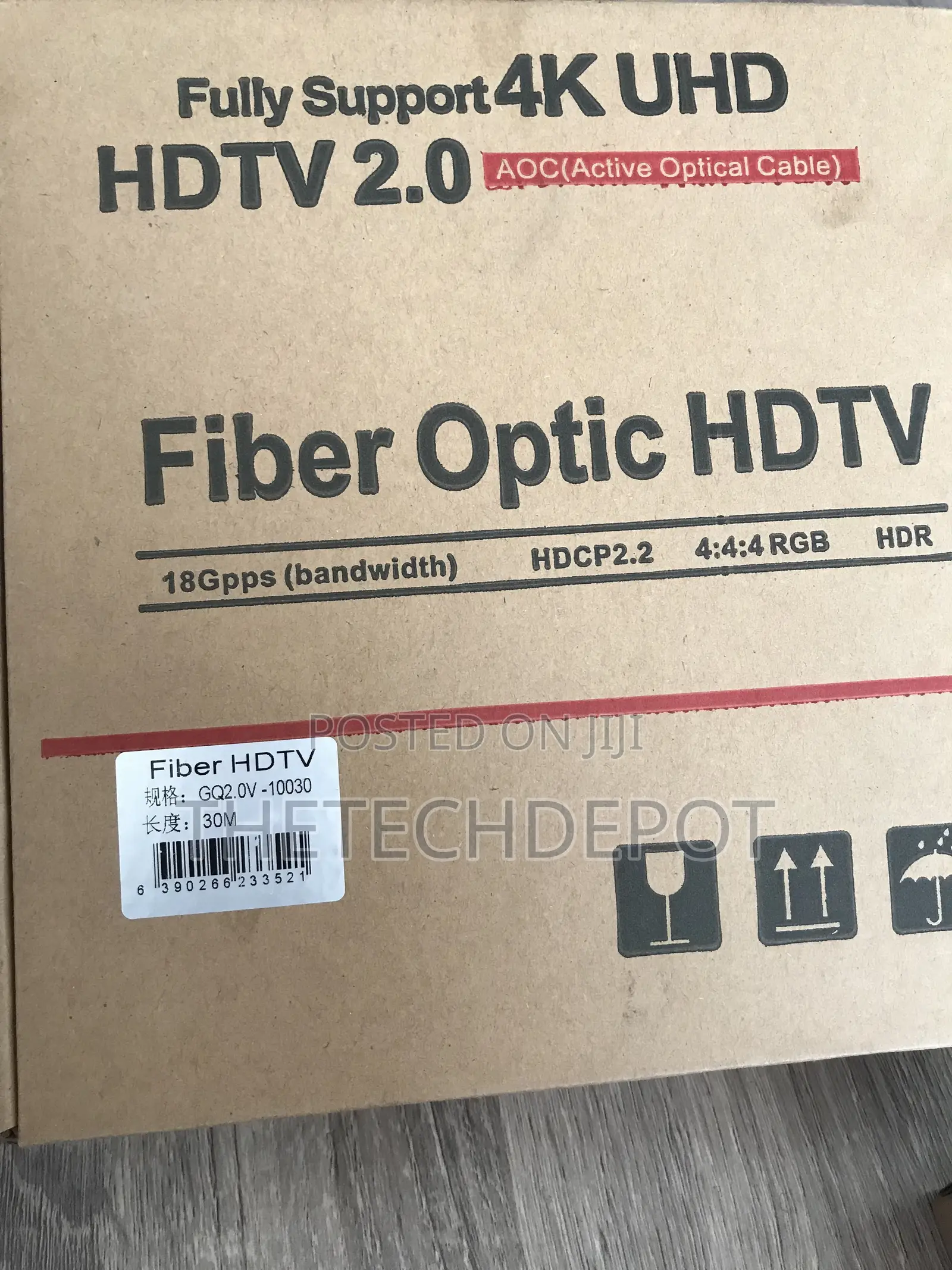30 Meters Optic Fiber HDTV