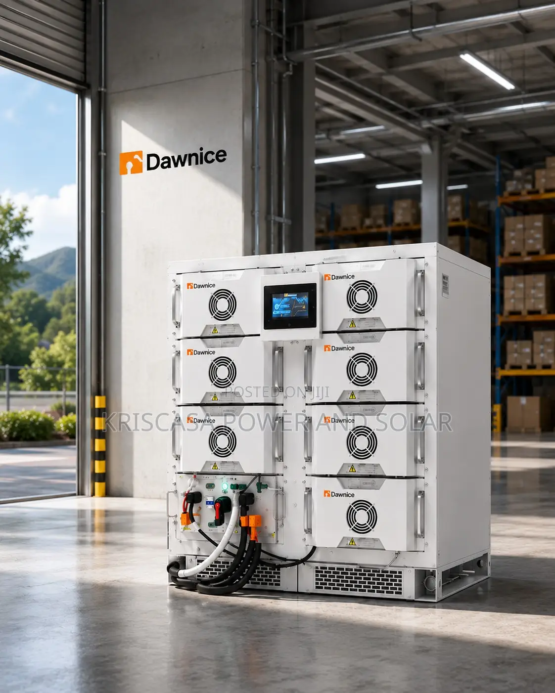 112kWh Solar Storage Battery for Commercial Buildings | Dawnice