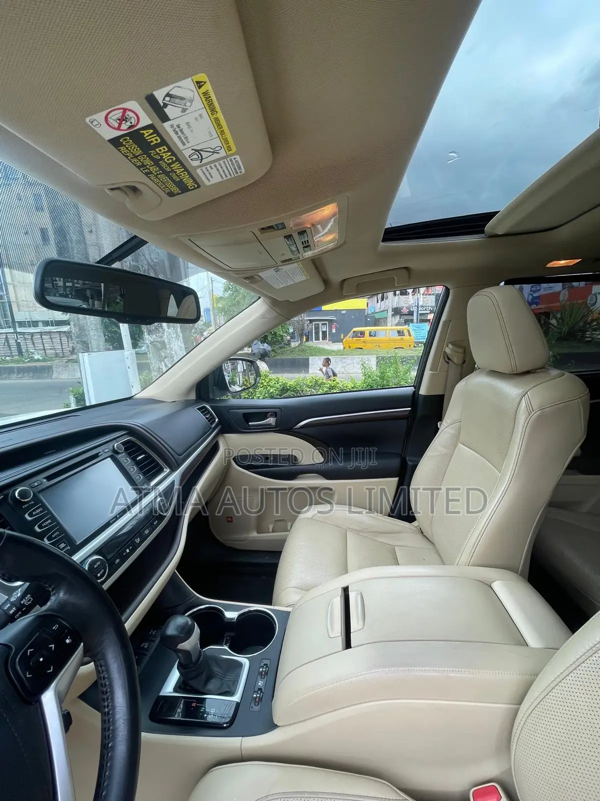 Toyota Highlander Limited 4dr SUV AWD (3.5L 6cyl 6A) 2015 White