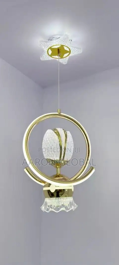 Modern Flower Crystal LED Pendant Light – Luxury Hanging Lamp