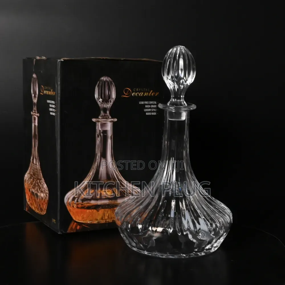 Lead-Free Crystal Decanter