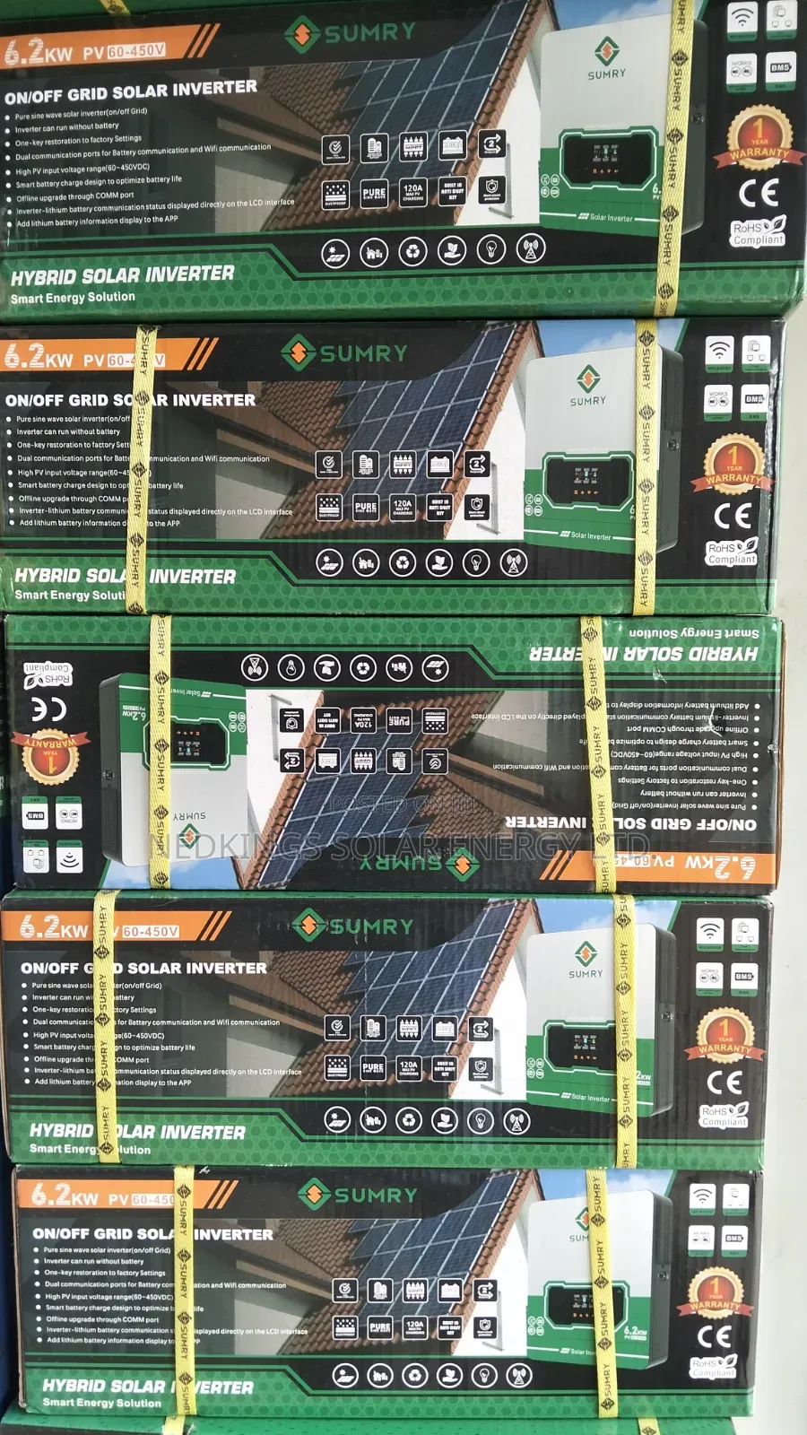 6.2kva 48v Sumry Hybrid Inverter