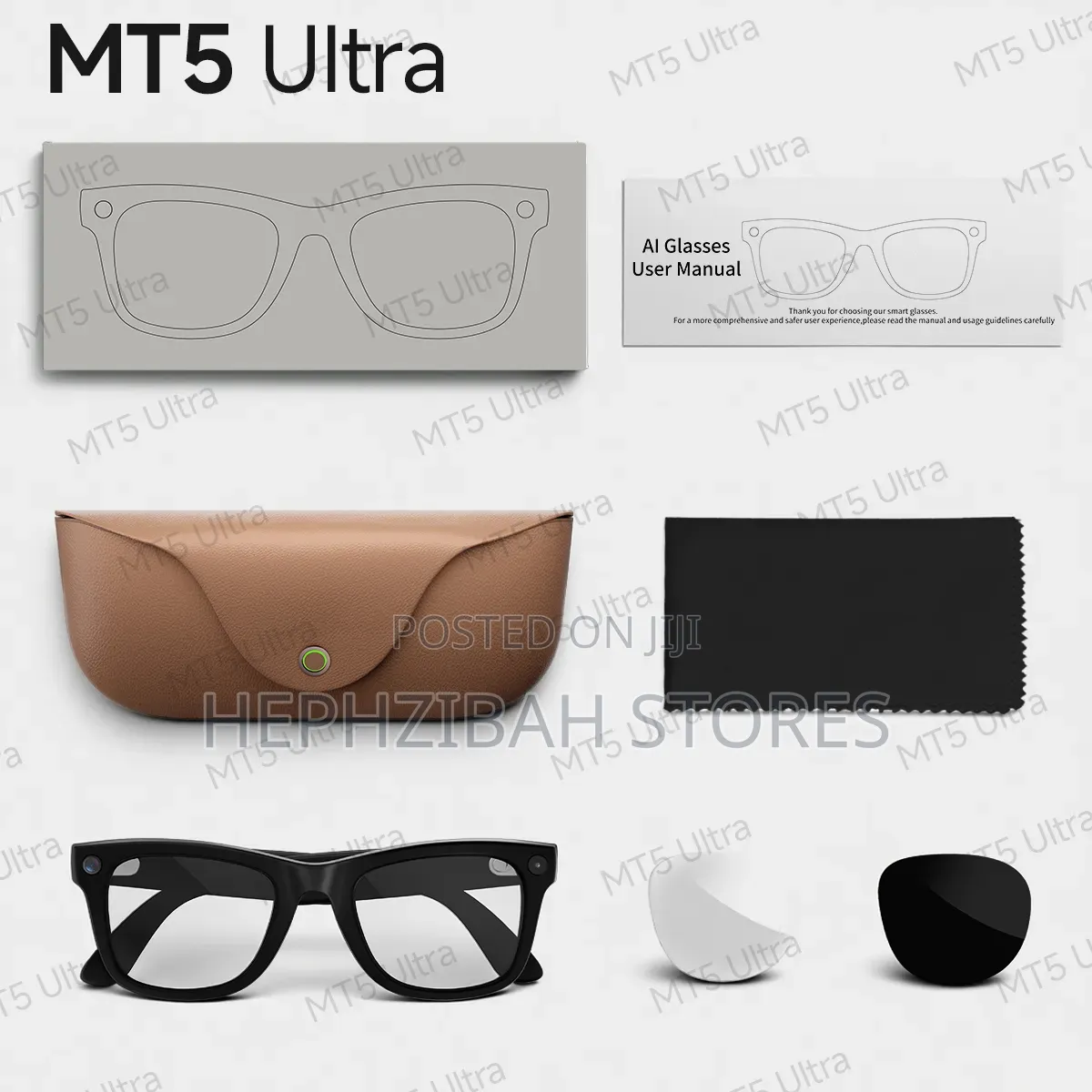AI Next Generation Smart Recording Glasses With Charging Case