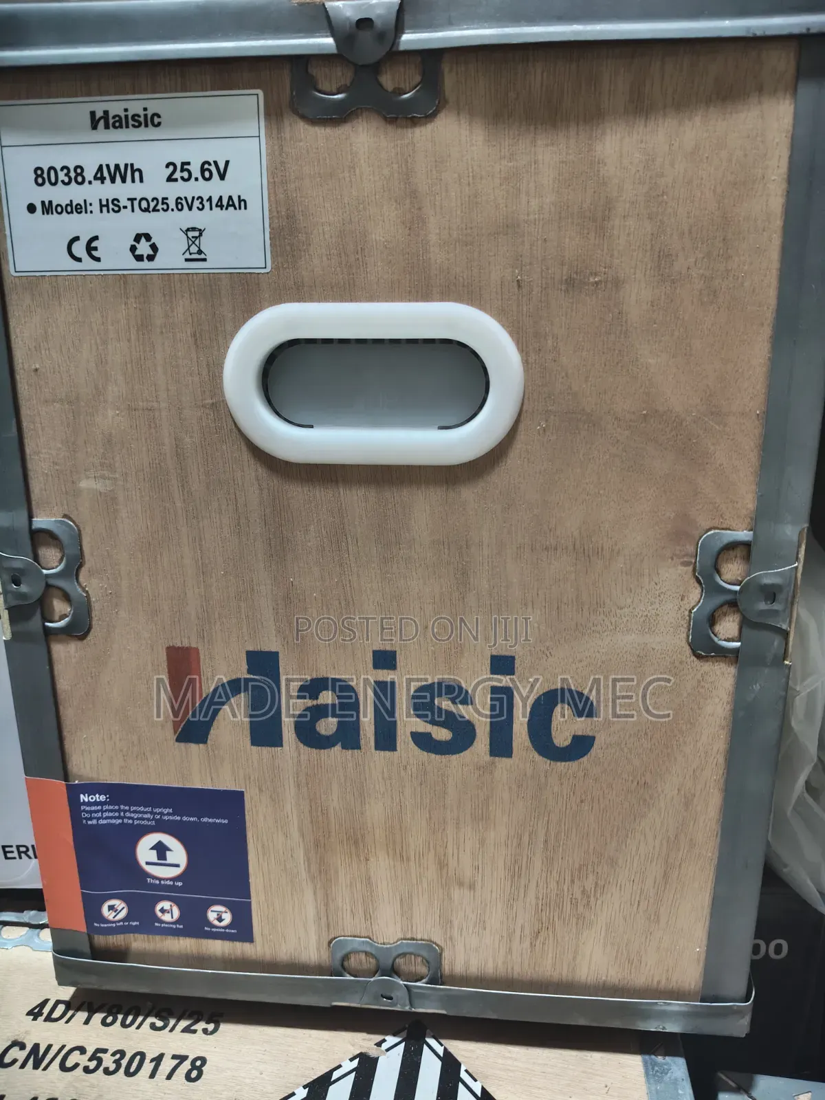 8kWh 24V HAISIC Lithium Battery With Smart LCD Display
