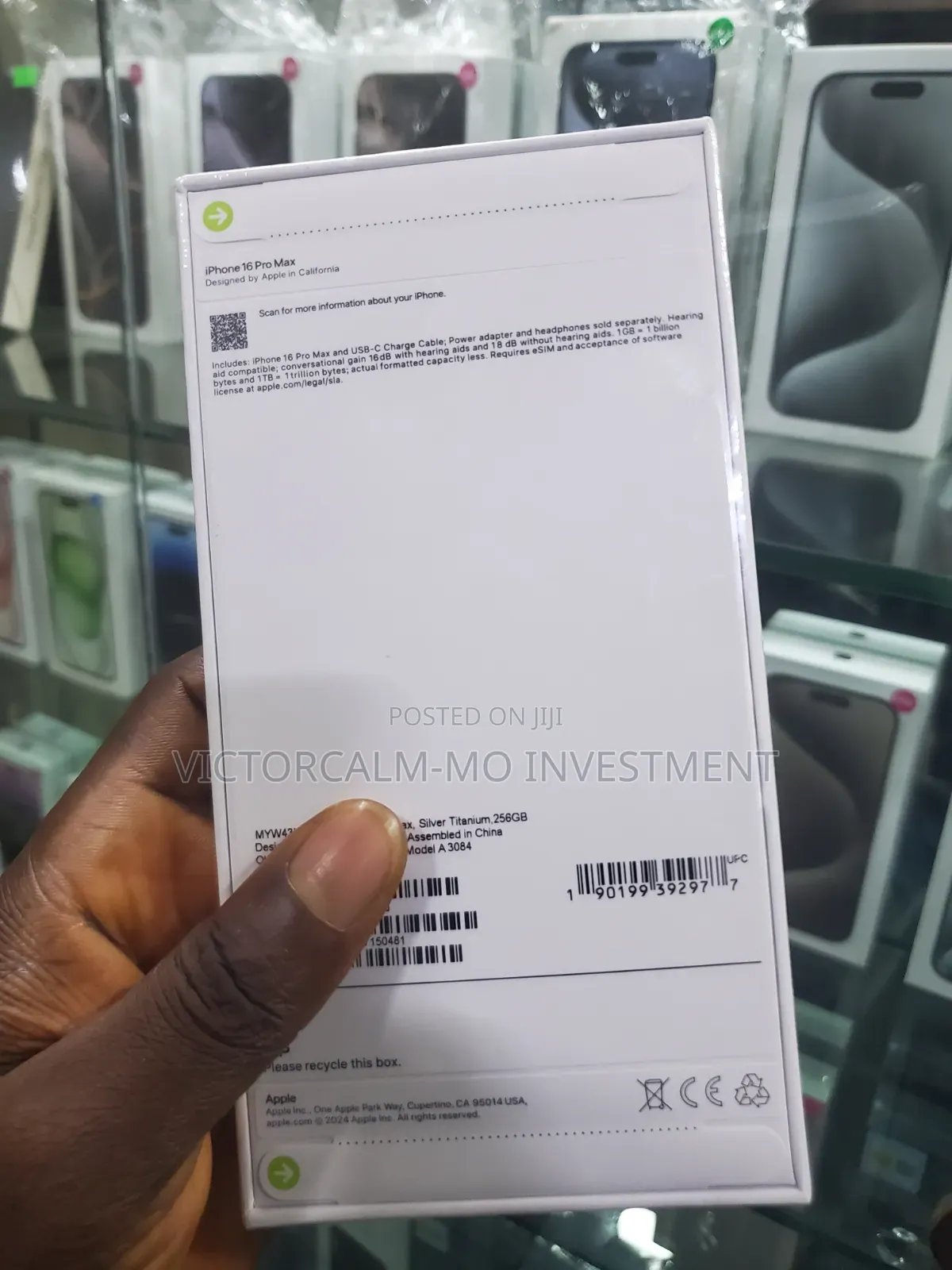 New Apple iPhone 16 Pro Max 256 GB Silver